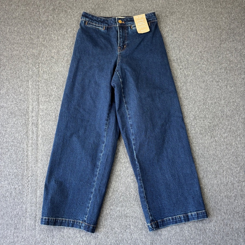 Madewell Curvy Emmett Wide-Leg Jeans High Rise Dark Wash 26P NEW